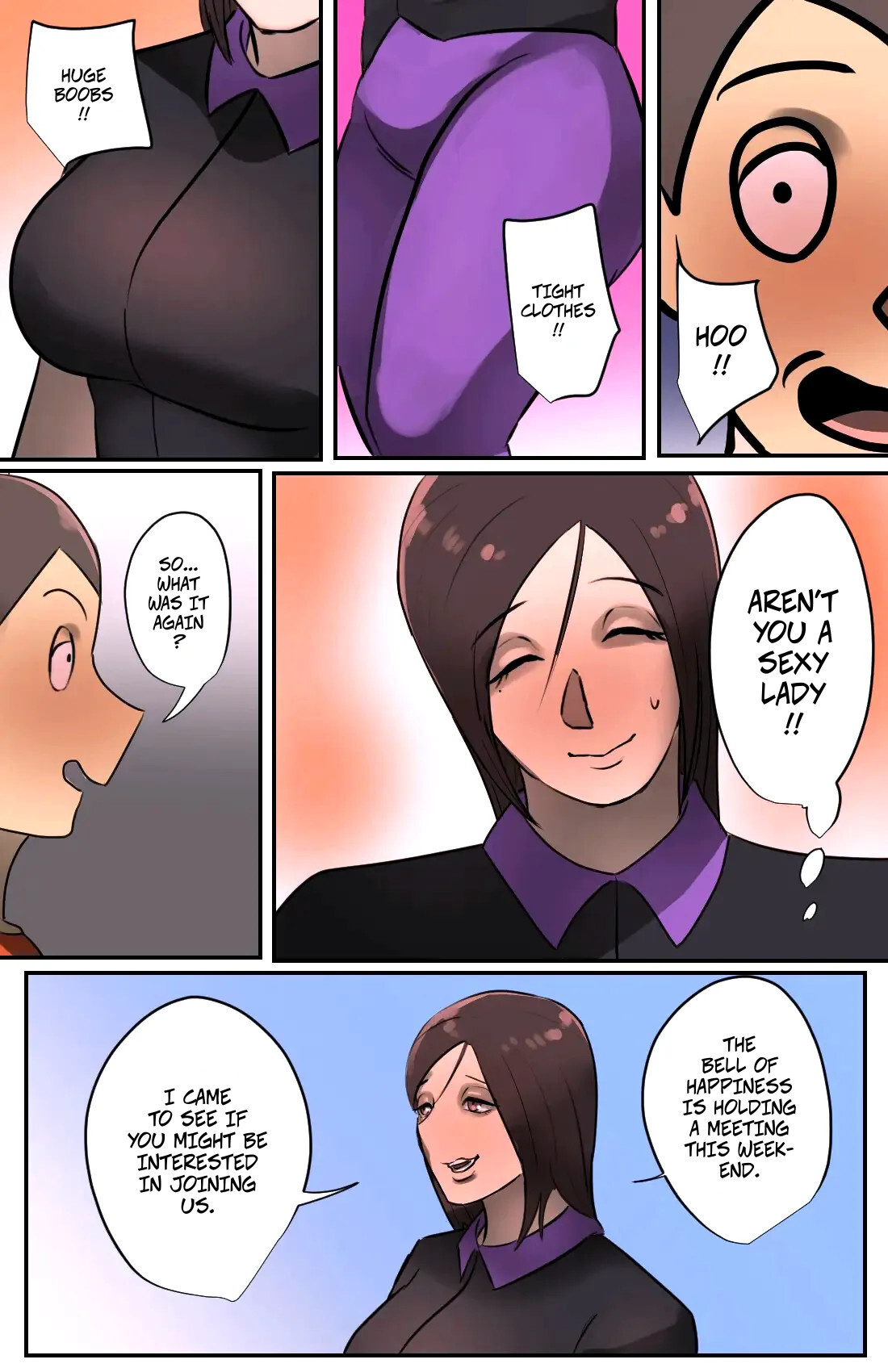 Hentai Manga Comic-A Saleswoman Interrupted Me While I Was Jerking-Off-Read-4
